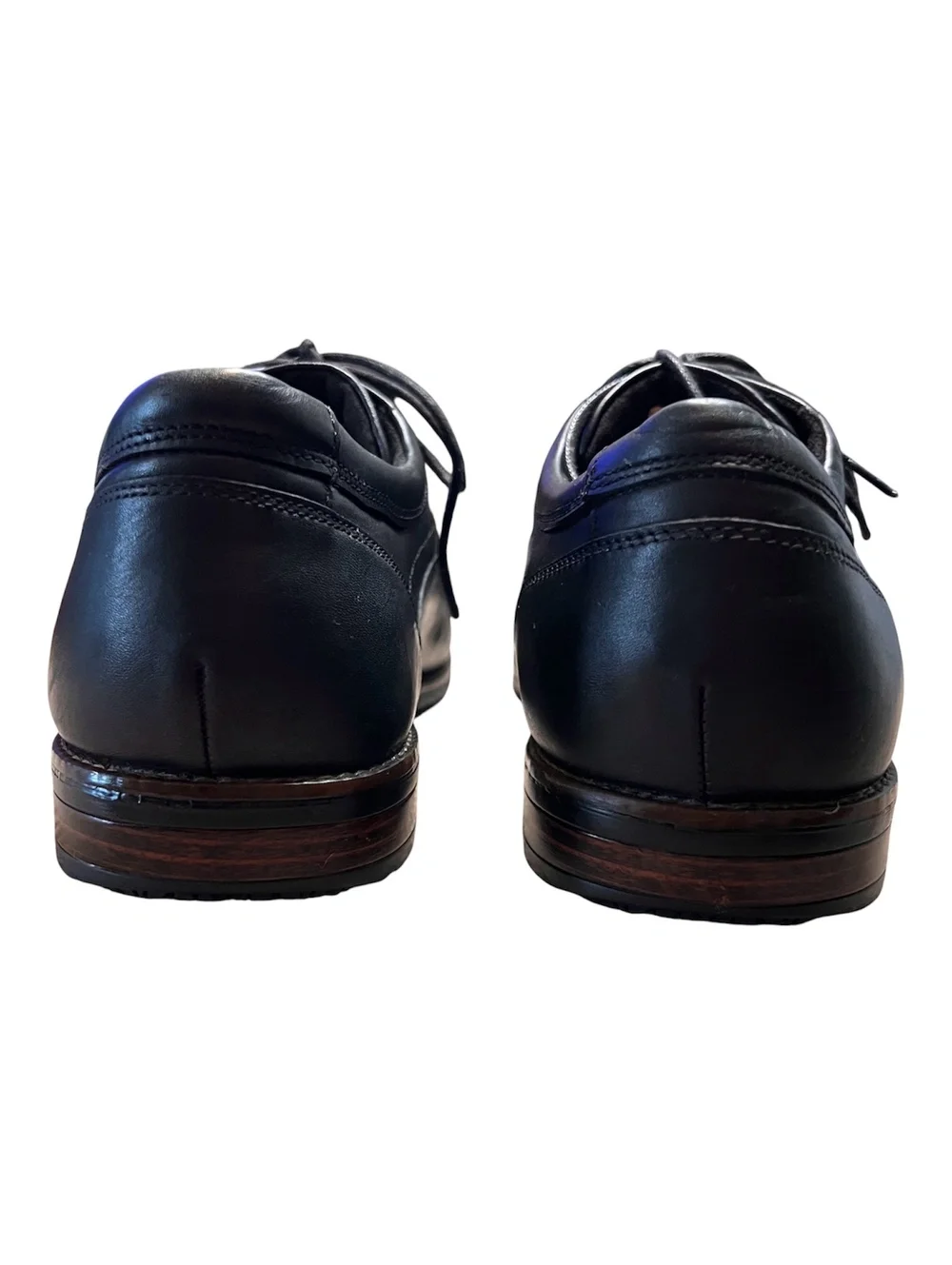 Rockport Dustyn Waterproof Black Leather Oxfords Size 13 Corporate Prep Shoes